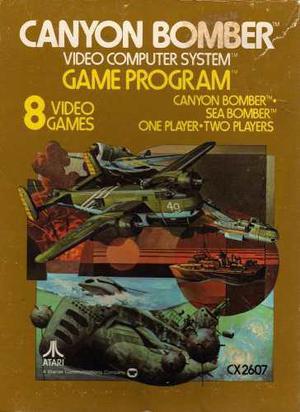 Juego Canyon Bomber Consola Atari Cx 2600 Palermo Z Norte