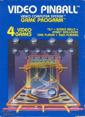 Juego Video Pinball Origi Consola Atari 2600 Palermo Z Norte