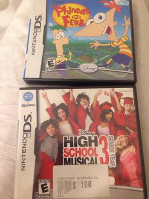 Juegos Para Nintendo Ds,phineas Y Ferb/high School Musical