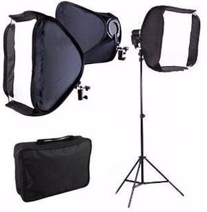 Kit Foto Estudio Pie 1.9m + Softbox 60x60 + Rotula + Bolso