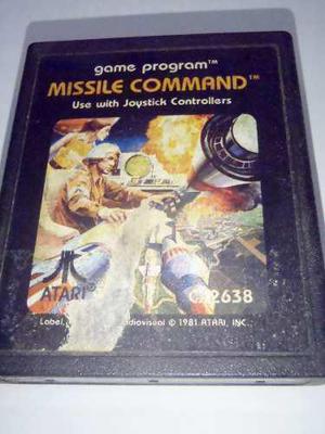 Missile Command Juego Para Atari 2600 Rarity 1 Funcionando