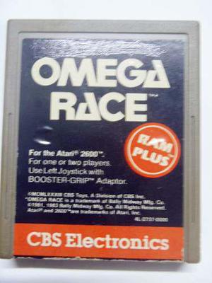Omega Race Cartucho P/ Atari 2600 Rarity *3* Funcionando