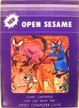 Open Sesamo Original Atari 2600-artkaris-martinez / Boulogne