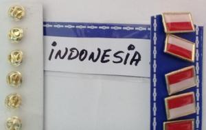 PINS BANDERA INDONESIA DE 2 CMS