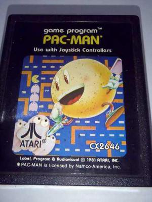 Pac-man Pacman Cartucho Atari 2600 Rarity 1 Funcionando