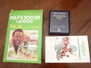 Pele´s Soccer Cart Atari 2600 Rarity2 Funciona Caja Manual
