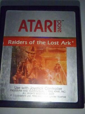 Raiders Of Lost Ark Juego Atari 2600 Rarity 2 Funcionando