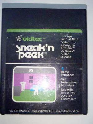 Sneak'n Peak Cartucho P/ Atari 2600 Rarity *2* Funcionando