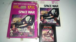 Space War Juego Atari Manual,caja Y Cartucho