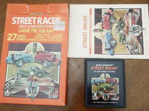 Stret Racer Cart Atari 2600 Rarity2 Funciona Caja Manual