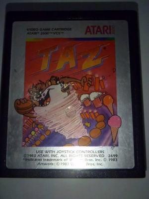 Taz Diablo Tazmania Cartucho Atari 2600 Rarity 4 Funcionando