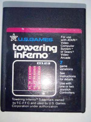 Towering Inferno Cartucho P/ Atari 2600 Rarity *3* Funciona