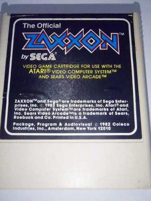 Zaxxon Juego Para Atari 2600 Rarity 3 Funcionando