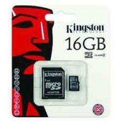 memoria micro sd kingston 16gb con adaptador sd Clase 10