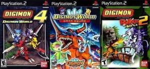 Digimon World Collection Ps2 Sony Playstation 2 (3 Discos)