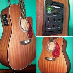 ESPECTACULAR GUITARRA ACUSTICA NUEVA ECU FISHMAN,