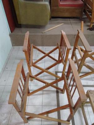 Estructuras sillas plegables para exterior