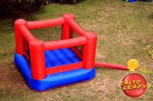 Inflable Castillo Para Plaza Blanda. Salto Crazy!!