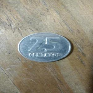Moneda 25 Centavos Cirsa Impecable