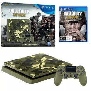 NUEVA PS4 SLIM EDICION LIMITADA DE CALL OF DUTY WWII