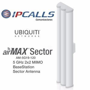 Panel Sectorial Ubiquiti Airmax 5ghz 19dbi 120º Doble Polar