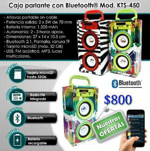 Parlante Portatil Kts450 Usb Fm Mp3 Sd