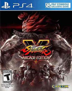 Street Fighter V Arcade Edition Ps4 Cd Nuevo Sellado