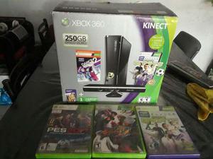 Xbox 360 Con Kinect Impecable Como Nueva
