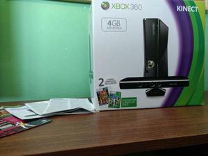 Xbox 360 Con Kinnet + Flasheada +juegos, Exelente Estado!!!