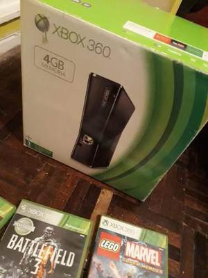 Xbox 360+joystick+juegos