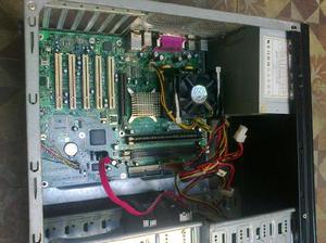 motherboard placa base con micro y disipador 2 puerto sata