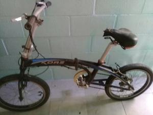 Bicicleta plegable marca kore