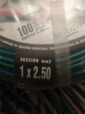 Cable 1x2,5 x100 metro