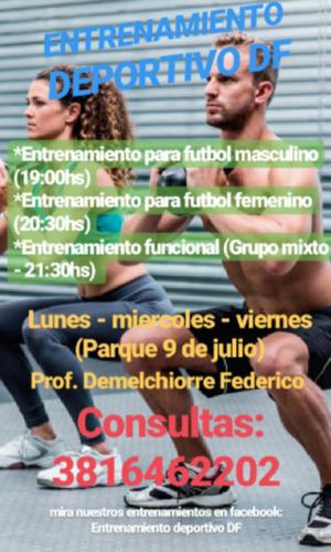 Clases de entrenamiento