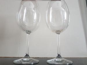 Copas de vino tipo copones grandes (x2)