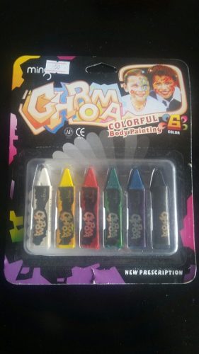 Crayones Para Cara Dibujar Halloween X6