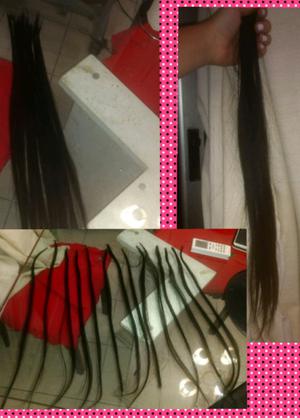 Extensiones pelo cabello natural real 55cm