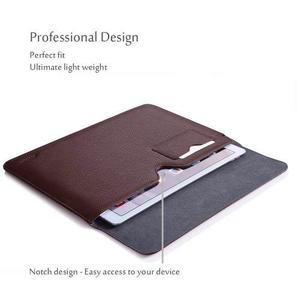 Funda Case Para Apple Ipad Pro 12.9 Bolsillo Marron Tablet