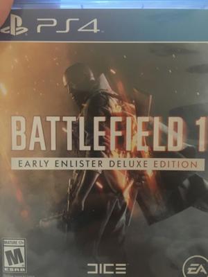 Juego de ps4 battlefield 1