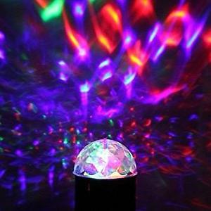 Lámpara Led Giratoria RGB multicolor para fiestas