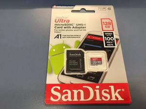 Memoria Micro Sd Sandisk 128gb Clase 10 Ultra 100mb/s A1