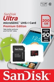 Memoria Micro Sd Sandisk Ultra 200gb