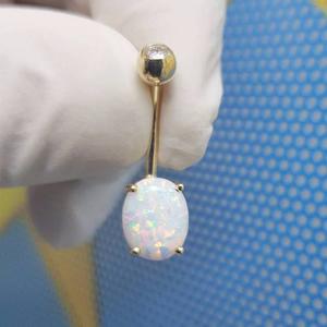 Piercing Ombligo Oro Opal Synthetic Piercing Argentina ®