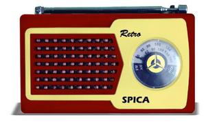 Radio Spica Sp555 Diseño Retro Style Am/fm Vintage Nuevas