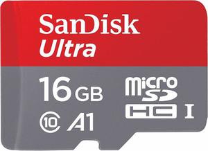 Sandisk Ultra Microsdhc 16gb 98mb/s - C10 A1 + Adapt Sd