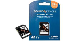 Sound Devices Sam 32sd Tarjeta De Memoria Sd Profesional