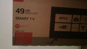 VENDO TV TCL SMART 49´ PANTALLA ROTA (caja, manuales,