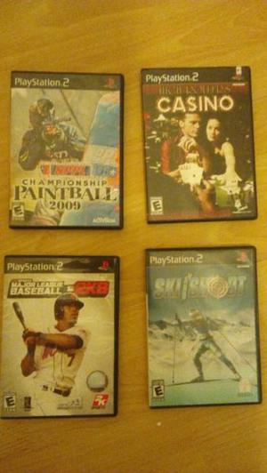 Vendo juegos originales ps2