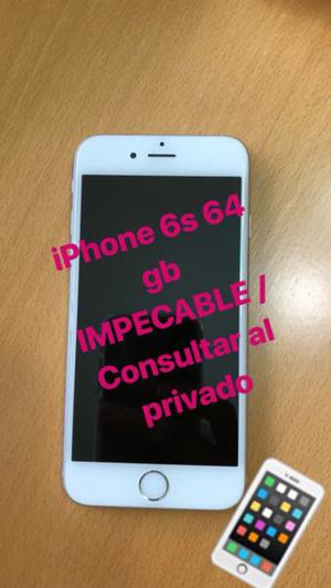 iPhone 6s 64 gb IMPECABLE ESTADO