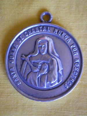 Antigua Rara Medalla Sta Juana De Chantal - Para Regalo!!!